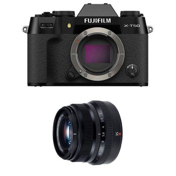 Cámara Mirrorless Fujifilm X-T50 40.2MP 6.2K 35mm F2 WiFi Bluetooth