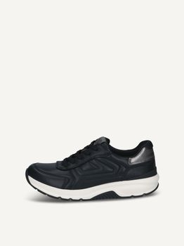 CAPRICE Sneaker, black, made of Leather and textile, Size 38