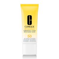 clinique bases maquillaje uv solution brightening  tinted protector solar iluminador con color spf 50pa