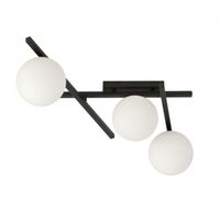 plafon de techo tramas opal 3 luces