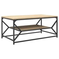 mesa de cafe  mesa de centro roble sonoma 90 x 50 x 40 cm