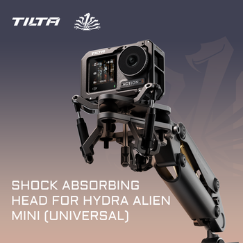 Cabezal Amortiguador de Impactos para Cámara de Acción Tilta Hydra Alien Mini HDA-T15-SAH2-TG para DJI Pocket3/4/4pro/Go Pro/Insta360