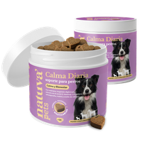 pack 2x calmante para perros natuva pets - 240 masticables con ashwagandha valeriana magnesio y l-triptofano - 2 x 120 chuches de alta palatabilidad - sin azucares anadidos - para todas las razas y