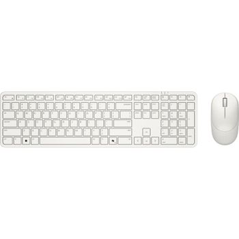 Teclado Dell Pro 5 KM526 inalámbrico completo con ratón óptico blanco