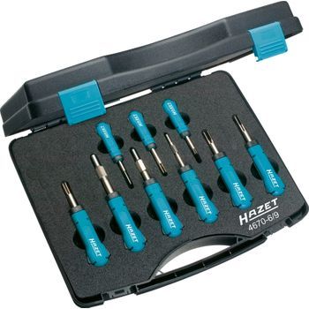 Hazet 4670-6/9 Surtido De Herramientas Expulsoras De Cables ∙ Número De Herramientas: 9