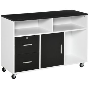 Mueble archivador 100x35x65 cm negro