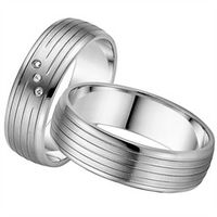 alianzas oro blanco 6mm