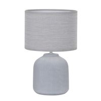 lampara de mesa larna gris