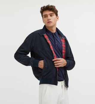 Baracuta para hombre. BRCPS0939UT2623 Chaqueta de Piel G9 marino (XL), Casual
