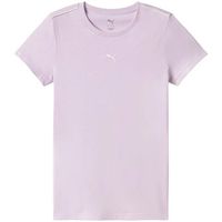 puma camiseta t-shirt 100 coton violet para mujer