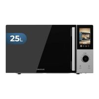 cecotec microondas digital tactil con grill 25l convection 2500 touch 900w grill 1200w control tactil conveccion 2200 w