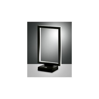 Lámpara De Mesa Led Negra Bard 15w 3394-30-101 Fabas Luce