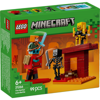 lego - juego de construccion la batalla de lava del inframundo lego minecraft 21266