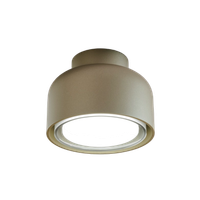 lampara de techo moderna bottone en aluminio arena 1xgx53