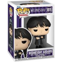 figura coleccionable funko pop mercredi addams vinilo mate 94 cm brazos cruzados