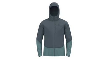 Chaqueta odlo ascent hybrid gris azul
