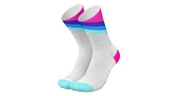 Calcetines incylence running grades azul rosa
