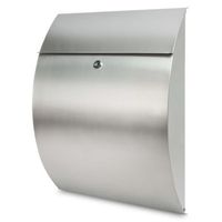 buzon riviera 3835 ni acero inoxidable plateado burg-wachter