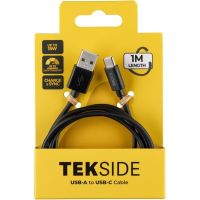 cable usb-c cellularline tekside 15w 1m