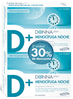 DONNAplus Menocifuga Noche 2x30 Comprimidos (2ª ud 30% Dto)