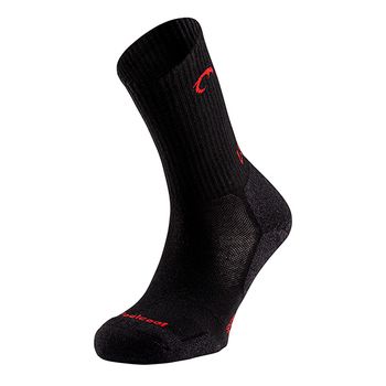 CALCETÍN DE SENDERISMO LURBEL PERFORMANCE FUENFRIA ¡AHORRA 30%! - S (35/38), NEGRO/ROJO