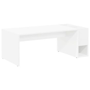 Mesa De Centro 101,5x50x37 Cm Madera - Blanco