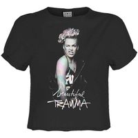 amplified clothing camiseta beautiful trauma para mujer