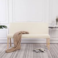banco interior  banco de poliester 1395 cm color crema cfw65368
