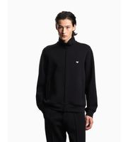 emporio armani para hombre em004536af10013 sudadera con cremallera completa negro xl casual algodon