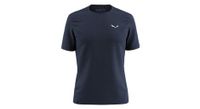 camiseta tecnica de hombre salewa puez hybrid dry azul