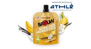 Gel energetico natural baouw platano   vainilla 85 gramos