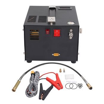 Compresor De Aire Sin Aceite Y Agua 12v Portátil 4500 Psi Para Paintball