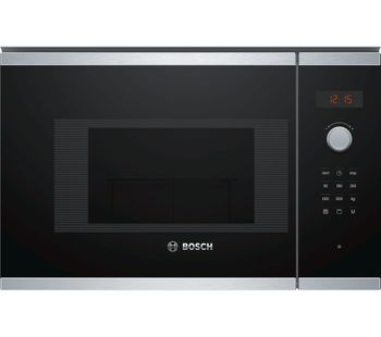 BOSCH BEL523MS0B Built-in Microwave with Grill - Stainless Steel, Stainless Steel