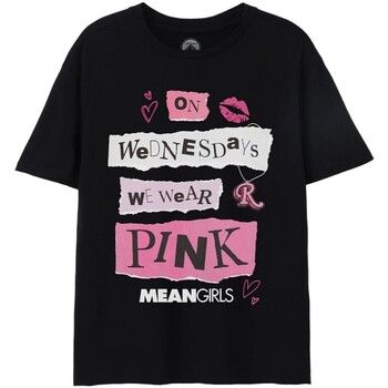 Mean Girls Camiseta Pink Wednesdays para mujer