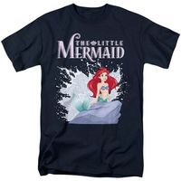 the little mermaid camiseta tv2345 para mujer