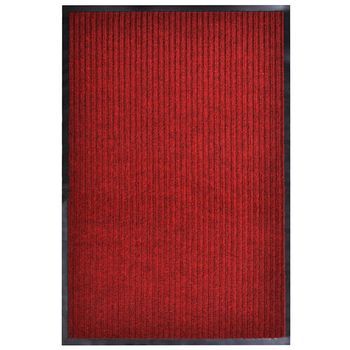 Felpudo Rojo 117x220 Cm Pvc Vidaxl
