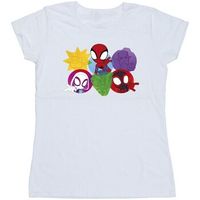 marvel camiseta spidey and his amazing friends para mujer