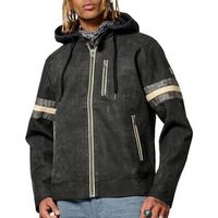 kaporal cazadora de cuero lucas para hombre