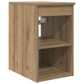 Gabinete De Baño Intermedio Roble Artisan 30 X 44,5 X 50 Cm Vidaxl