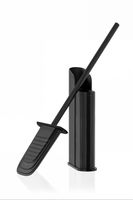 escobillero flat metal negro 387x38x112