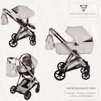 elegant cochecito de bebe trio