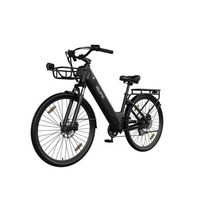 bicicleta electrica urbana velopro c1pro 250 w bateria 36 v 18 ah frenos hidraulicos potencia ajustable negro