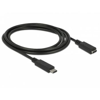 Cable USB Delock 85534 1,5 m USB-C a USB-C USB 3.2 Gen 1 Negro