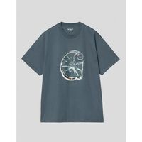 carhartt camiseta camiseta shattered tee office blue para hombre