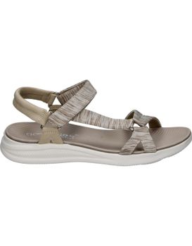 Sandalias Planas Para Mujer Amarpies Abz23551 Color Taupe 40