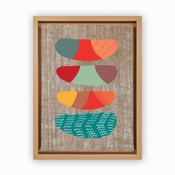 Pintura Decorativa Lienzo Lnj41761352961-4666 Multicolor 46x66 Cm