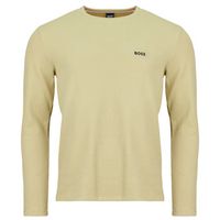 boss camiseta manga larga waffle ls-shirt para hombre