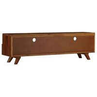 mueble tv  mueble de salon  armario tv de madera maciza reciclada 140x30x40 cm
