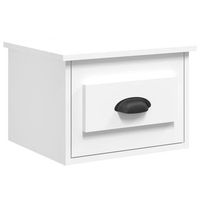 mesita de noche de pared blanco 415x36x28 cm vidaxl