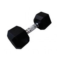 mancuerna hexagonal - negro  375 kg